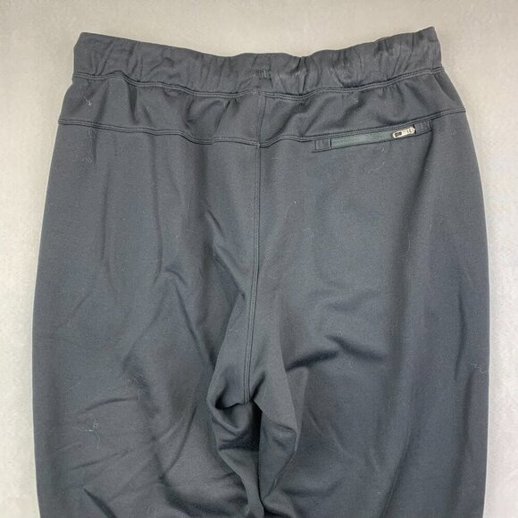 Lululemon Mens Sweatpants Large Black Fleece Lined Jogger Tapered Reflective - Picture 10 of 15
